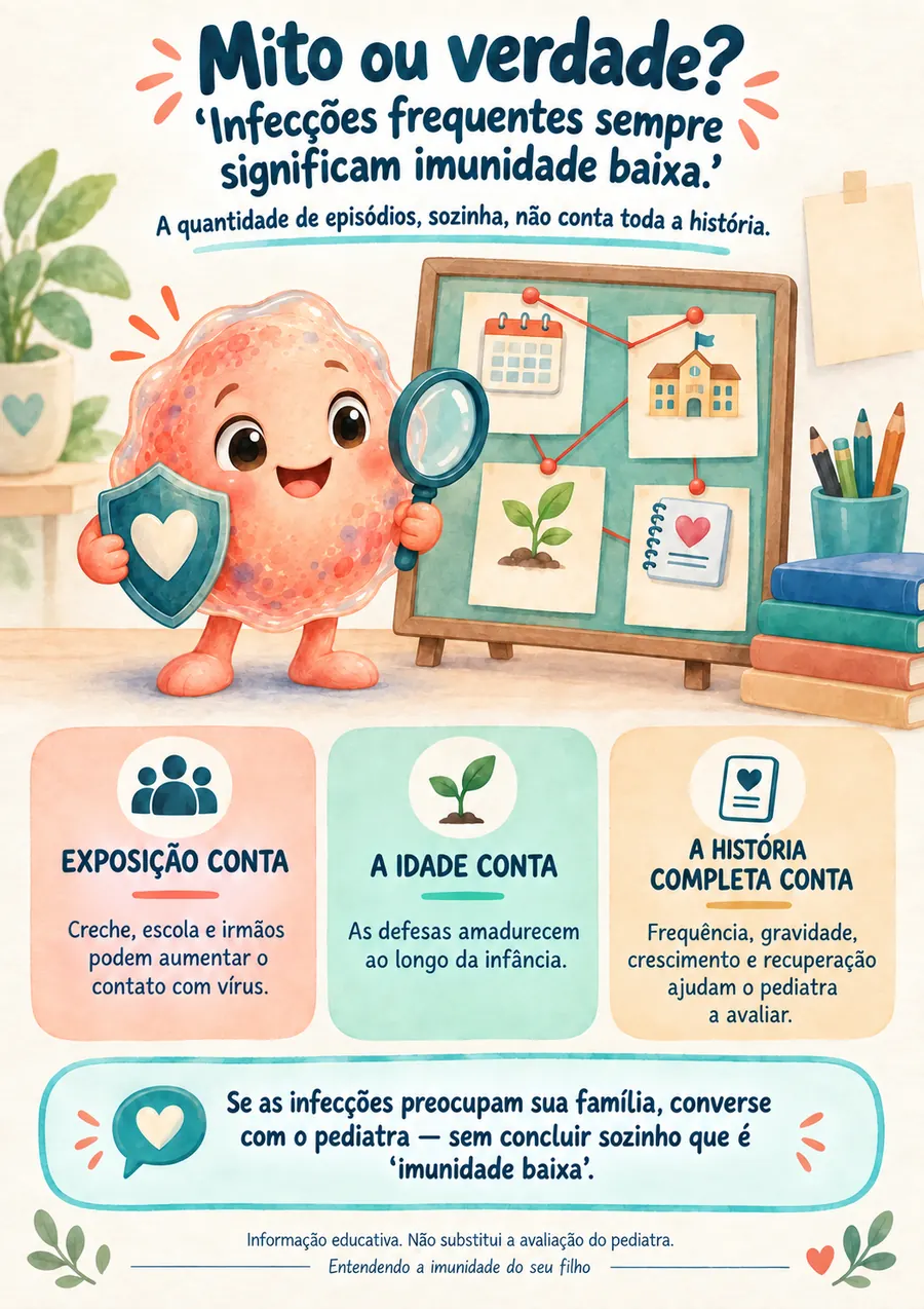 Página do e-book: Infecções frequentes = imunidade baixa?